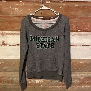 Vintage Pink V/S Michigan State sweatshirt! SZ XS!